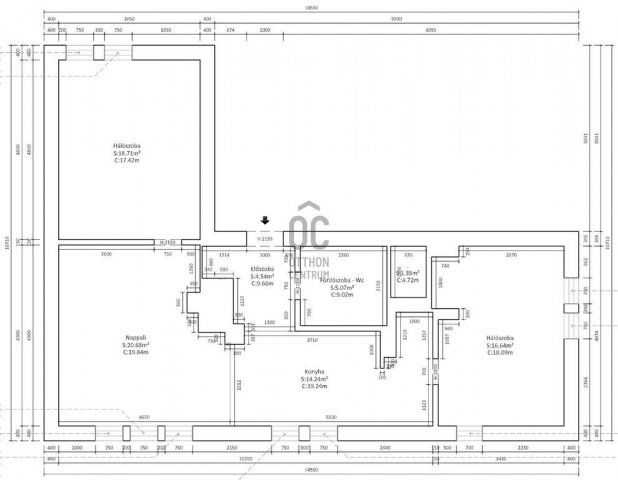 Eladó téglalakás, Budapesten, XIV. kerületben 85 M Ft, 3 szobás