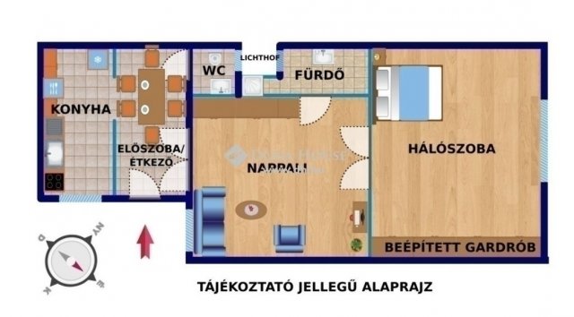 Eladó téglalakás, Budapesten, VII. kerületben 84.9 M Ft