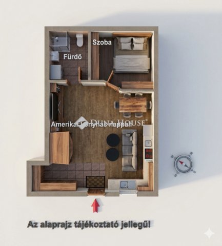 Eladó téglalakás, Monoron 51 M Ft, 2 szobás