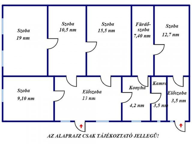 Eladó családi ház, Tiszaalpáron 26 M Ft, 5 szobás