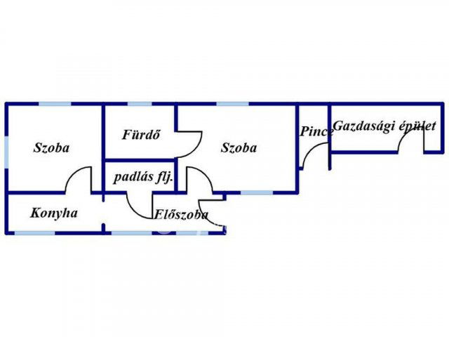 Eladó családi ház, Vízváron 10 M Ft, 2 szobás