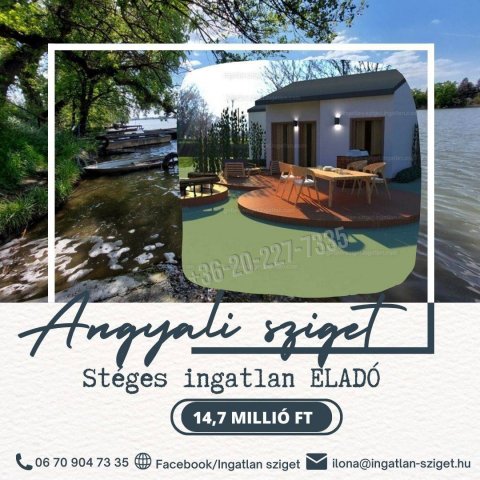 Eladó nyaraló, Ráckevén 12.9 M Ft, 1 szobás