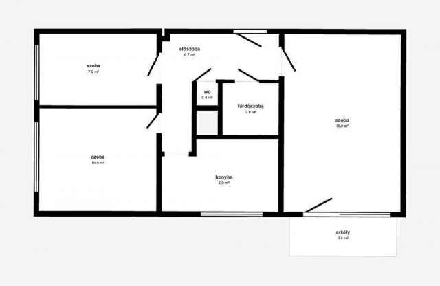 Eladó panellakás, Miskolcon 33.5 M Ft, 1+2 szobás