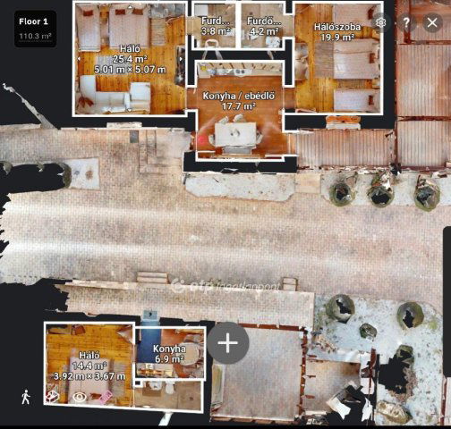 Eladó családi ház, Meszesen 80.8 M Ft, 4 szobás