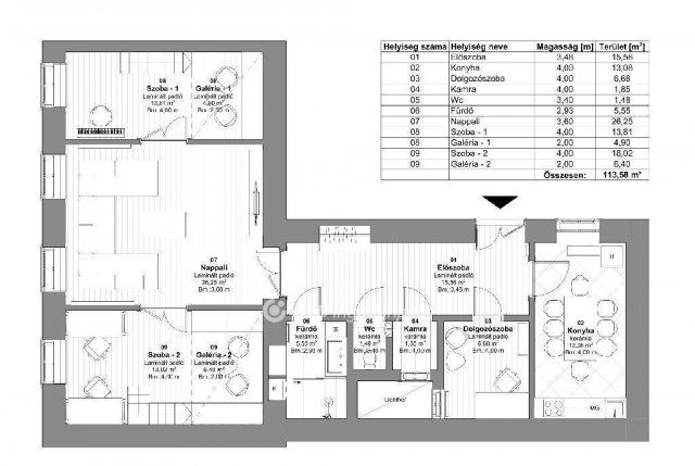 Eladó téglalakás, Budapesten, VIII. kerületben 149.9 M Ft