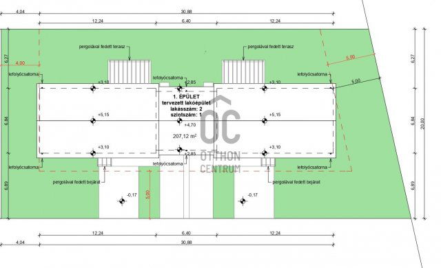 Eladó családi ház, Abában 58.9 M Ft, 3 szobás