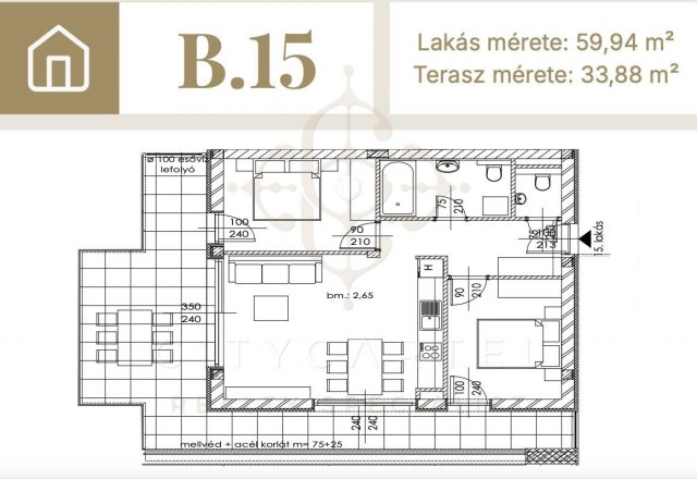 Eladó téglalakás, Balatonlelleén 93.906 M Ft, 3 szobás