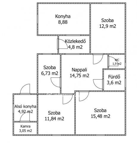 Eladó családi ház, Szentesen 37 M Ft, 3+1 szobás