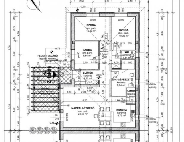 Eladó ikerház, Mogyoródon 94.9 M Ft, 4 szobás