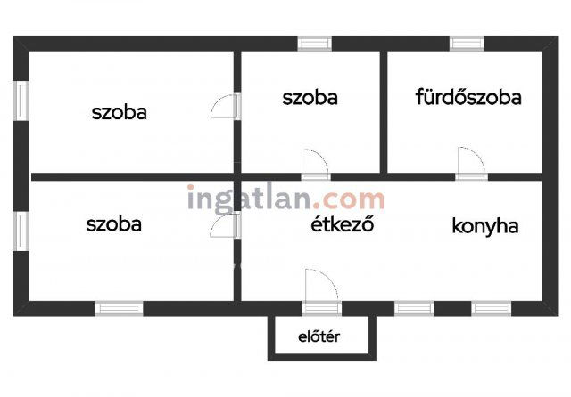 Eladó családi ház, Tiszapüspökin 7.9 M Ft, 2+1 szobás