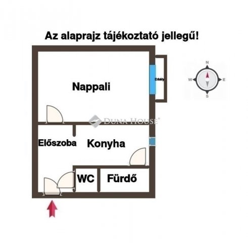 Eladó téglalakás, Szigetszentmiklóson 45.9 M Ft, 1 szobás