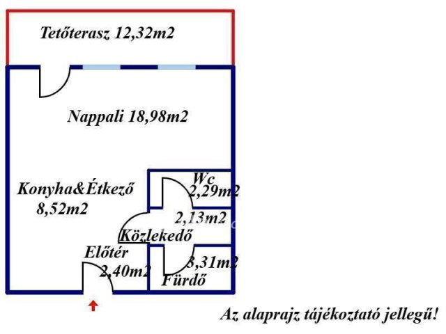 Eladó téglalakás, Kecskeméten 53 M Ft, 1 szobás