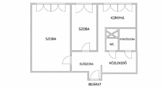 Eladó panellakás, Egerben 43.5 M Ft, 1+1 szobás