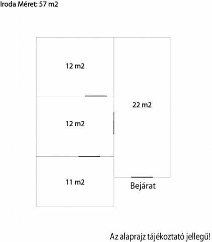 Kiadó iroda, Vácon 63 E Ft / hó, 4 szobás / költözzbe.hu