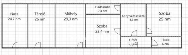 Eladó családi ház, Csehbányán 31.9 M Ft, 2 szobás