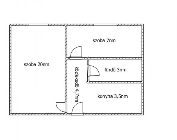 Eladó panellakás, Ajkán 29.5 M Ft, 1+1 szobás