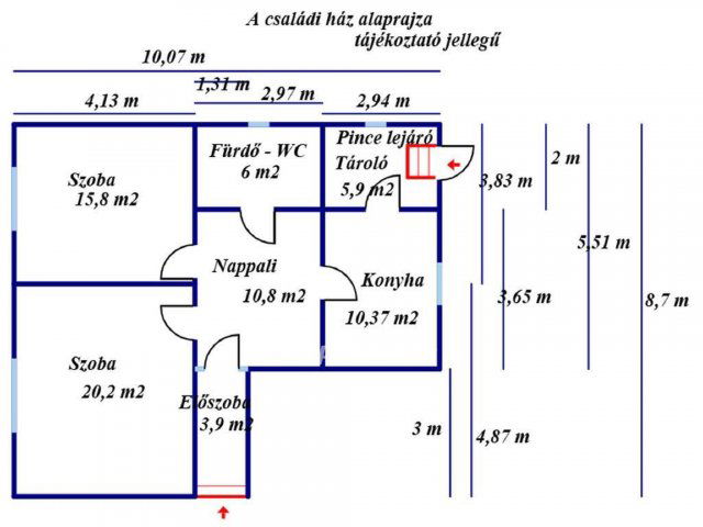 Eladó családi ház, Nagykőrösön 16.99 M Ft, 3 szobás