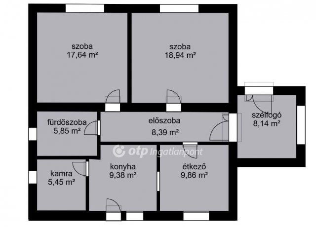 Eladó családi ház, Mezőhegyesen 13 M Ft, 2+1 szobás