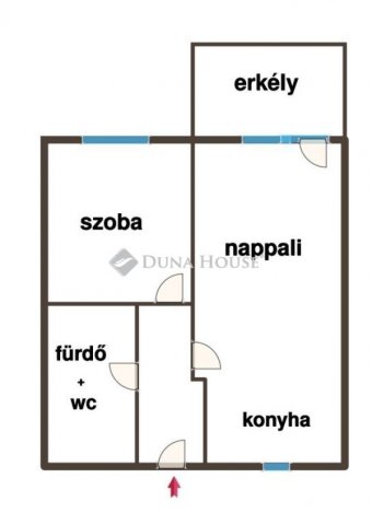 Eladó téglalakás, Budapesten, VIII. kerületben 89 M Ft, 2 szobás