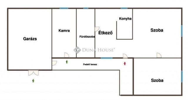 Eladó családi ház, Dabason 55 M Ft, 2 szobás