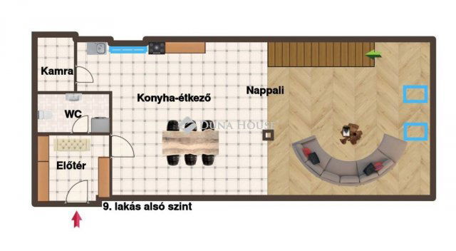 Eladó téglalakás, Budapesten, VI. kerületben 183.75 M Ft