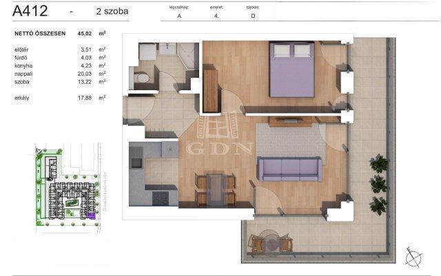 Eladó téglalakás, Budapesten, XIV. kerületben 88.41 M Ft