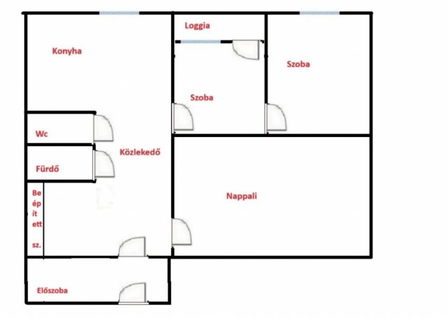 Eladó panellakás, Debrecenben 69.9 M Ft, 3 szobás