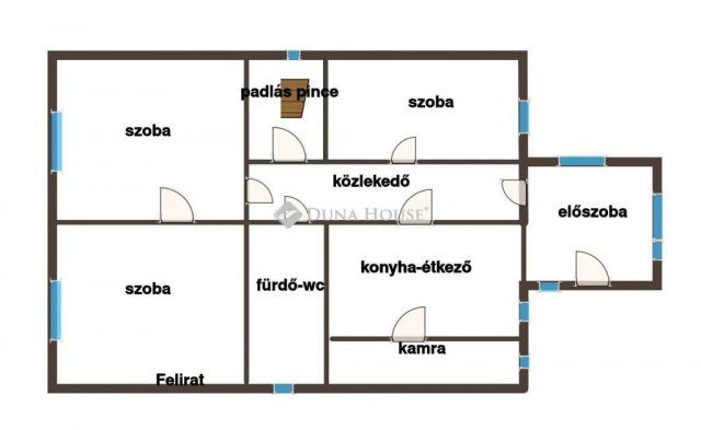 Eladó családi ház, Pécsett, Bethlen Gábor utcában 44.9 M Ft