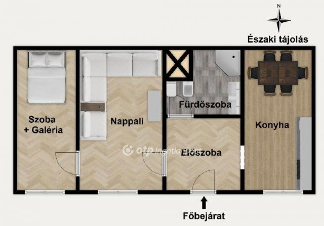 Eladó téglalakás, Budapesten, VIII. kerületben 79.2 M Ft