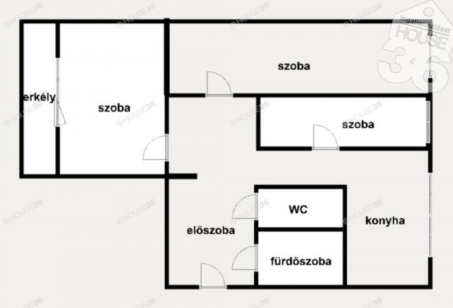 Eladó panellakás, Kiskunfélegyházán 35.5 M Ft, 3 szobás