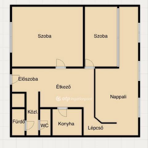 Kiadó téglalakás, albérlet, Miskolcon 270 E Ft / hó, 3 szobás