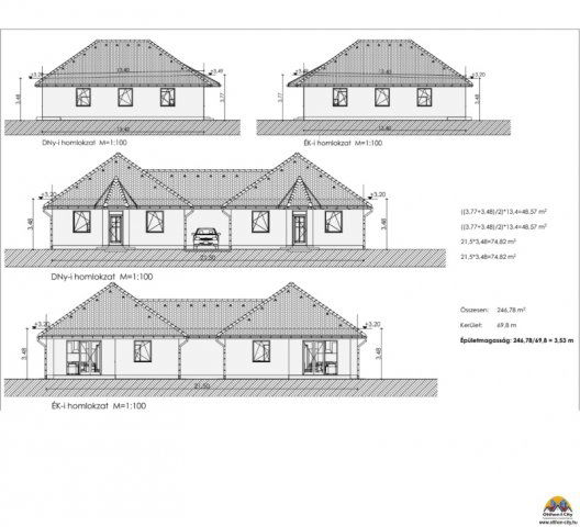 Eladó ikerház, Nyáregyházán 82.99 M Ft, 4 szobás