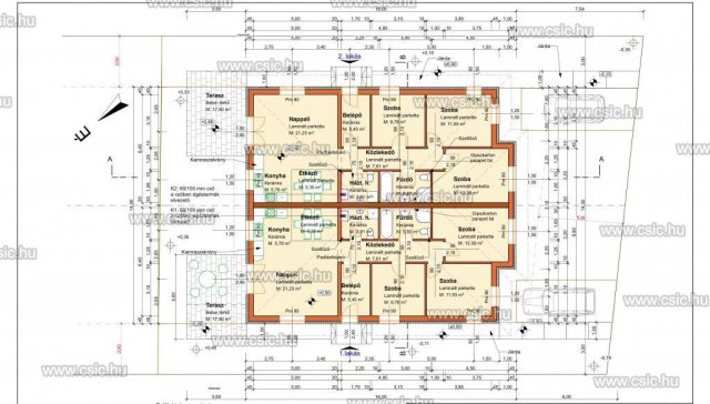 Eladó ikerház, Isaszegen 89.9 M Ft, 2+3 szobás