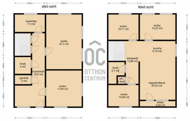 Eladó családi ház, Nemesszentandráson 75 M Ft, 4 szobás