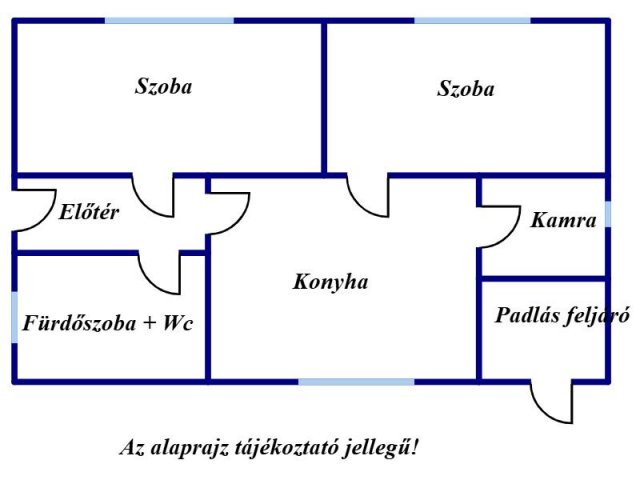 Eladó családi ház, Tiszadadán 20 M Ft, 2 szobás