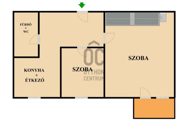 Eladó téglalakás, Szombathelyen 32.9 M Ft, 2 szobás