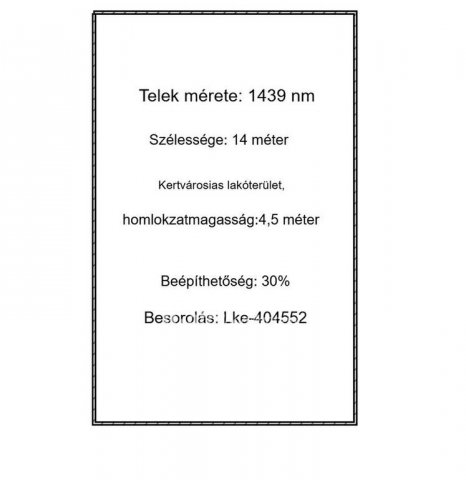 Eladó telek, Szegeden 53 M Ft / költözzbe.hu