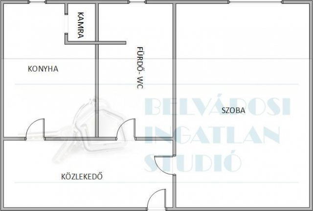 Eladó téglalakás, Miskolcon 12.5 M Ft, 1 szobás