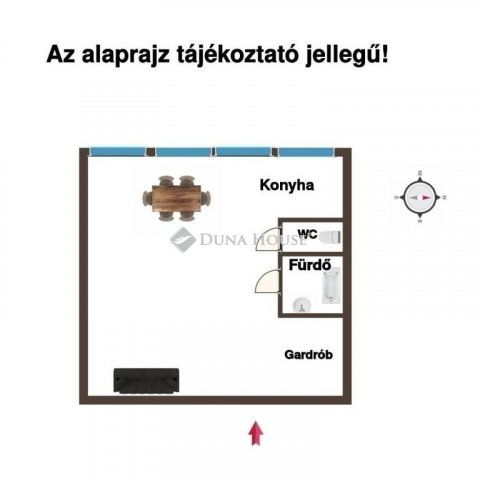 Eladó panellakás, Budapesten, IV. kerületben 56 M Ft, 1 szobás