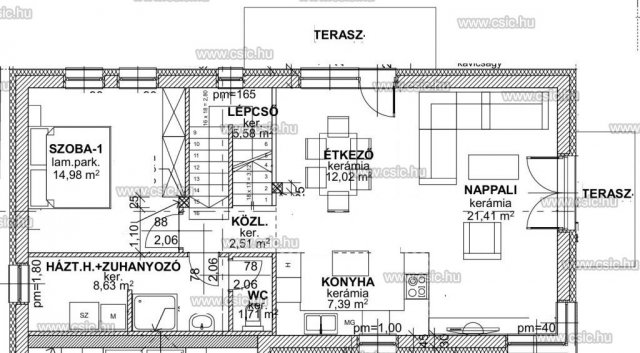 Eladó ikerház, Pilisborosjenőn 210 M Ft, 4+1 szobás