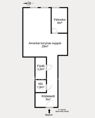 Eladó téglalakás, Budapesten, X. kerületben 67.5 M Ft, 1 szobás