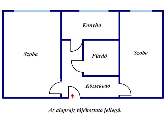 Eladó panellakás, Szegeden 43.4 M Ft, 2 szobás