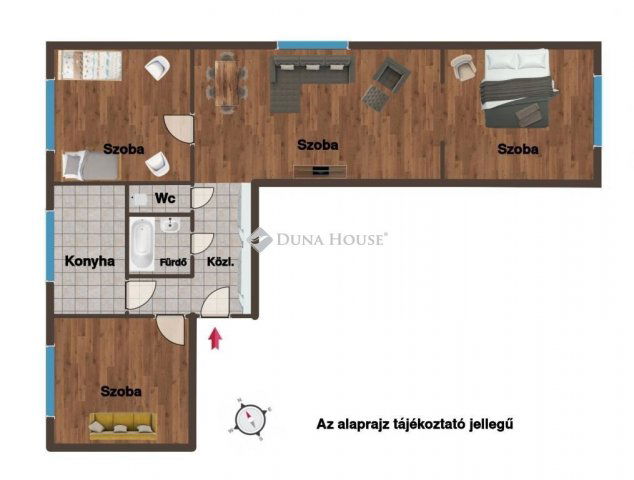 Eladó panellakás, Budapesten, XV. kerületben 88 M Ft, 4 szobás