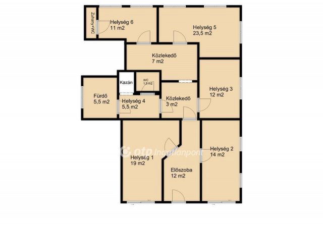 Eladó iroda, Nyíregyházán 39.9 M Ft, 6 szobás