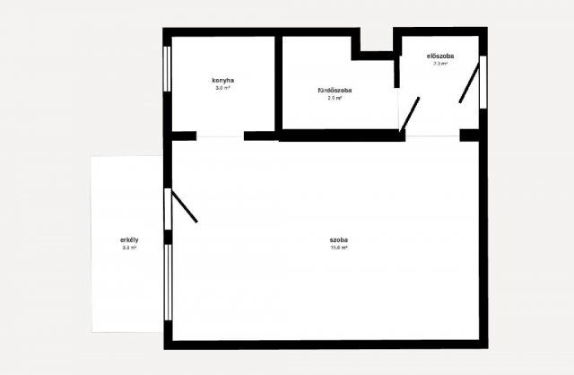 Eladó panellakás, Miskolcon 20.9 M Ft, 1 szobás