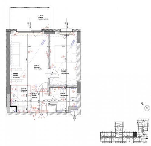 Eladó téglalakás, Budapesten, XIII. kerületben 95 M Ft, 2 szobás