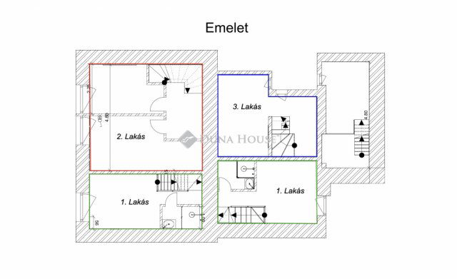 Eladó téglalakás, Budapesten, IX. kerületben 65 M Ft, 1 szobás