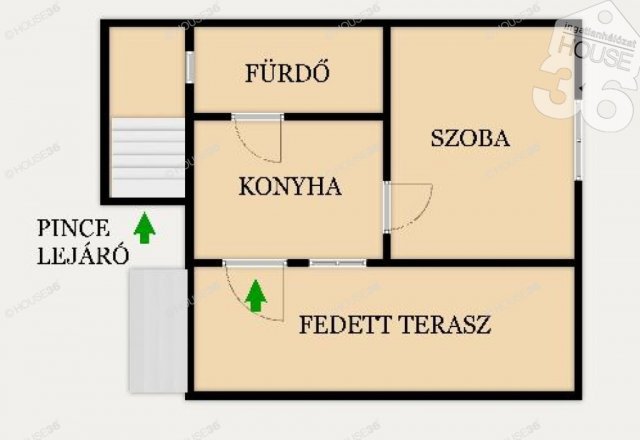 Eladó családi ház, Kiskunfélegyházán 14.9 M Ft, 1 szobás