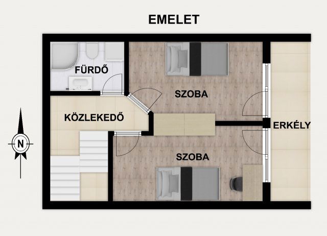 Eladó ikerház, Balatonalmádiban, Veszprémi úton 94.9 M Ft