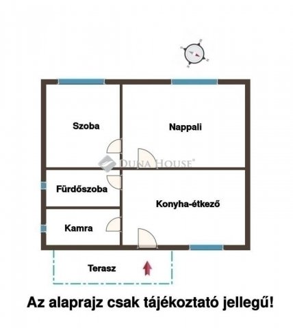Eladó téglalakás, Monoron 56.9 M Ft, 2 szobás